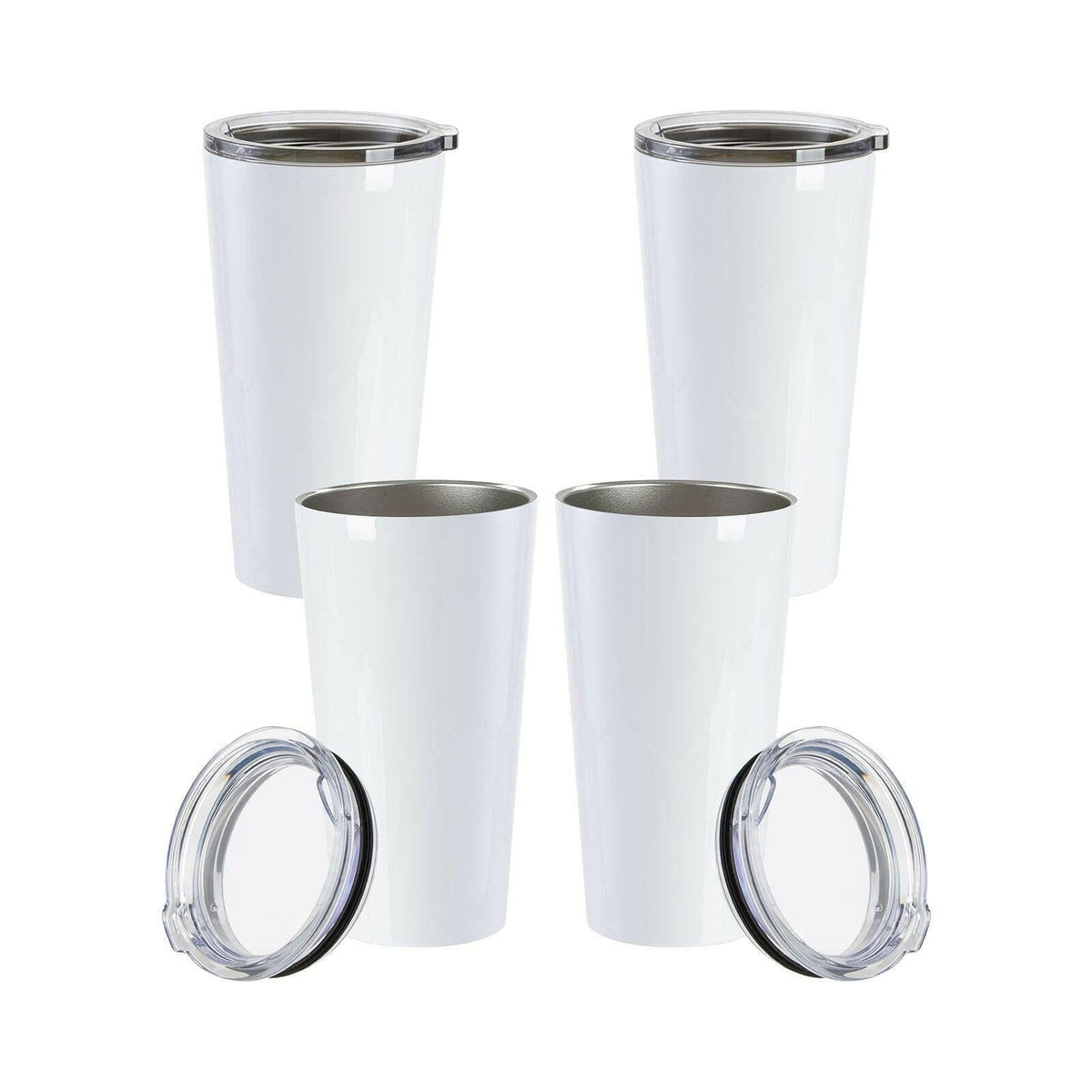 Craft Express 4 Pack 16oz Latte Sublimation Tumblers