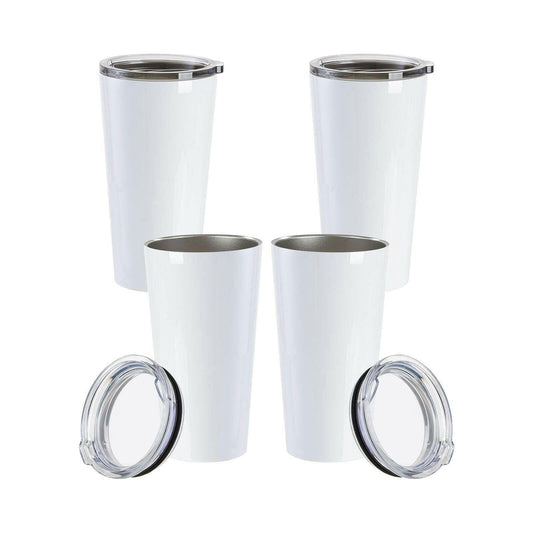 Craft Express 4 Pack 16oz Latte Sublimation Tumblers