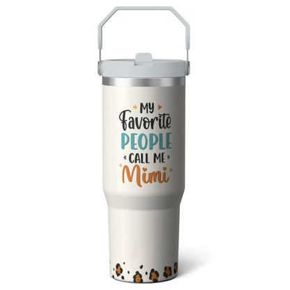 1pc pharmacist 30oz Tumbler with Straw & Handle - Insulated Stainless - Reusable Stainless Steel Cup