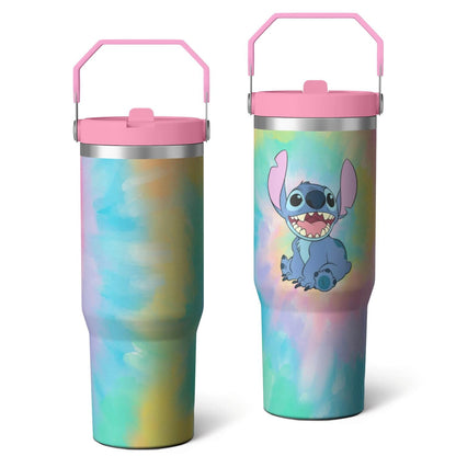 30oz Cartoon Movie Stainless Steel Tumbler with Lid and Straw,Spill Proof - Reusable Stainless Steel Cup