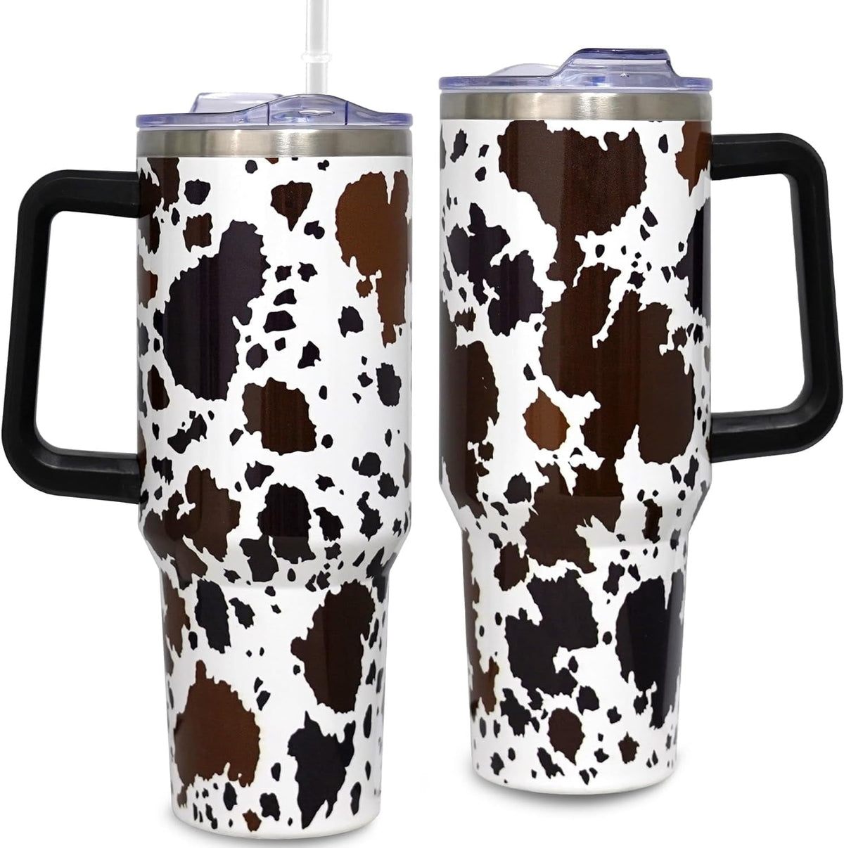 40oz Bee Tumbler With Handle Lid and Straw -Bee gifts - Reusable Stainless Steel Cup