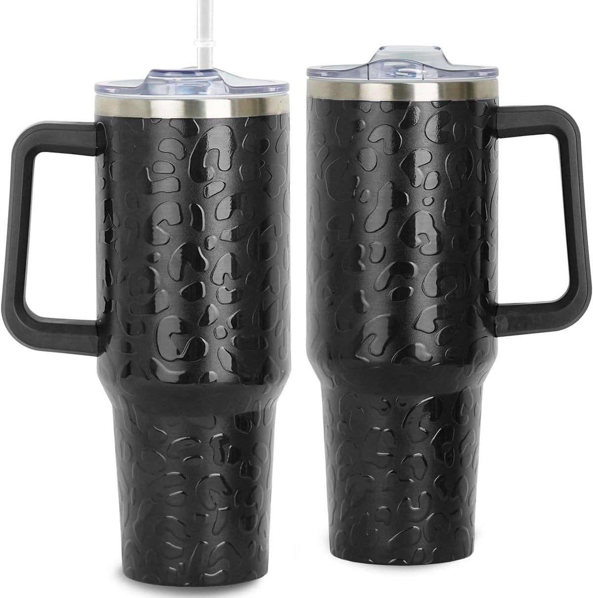 40oz Bee Tumbler With Handle Lid and Straw -Bee gifts - Reusable Stainless Steel Cup