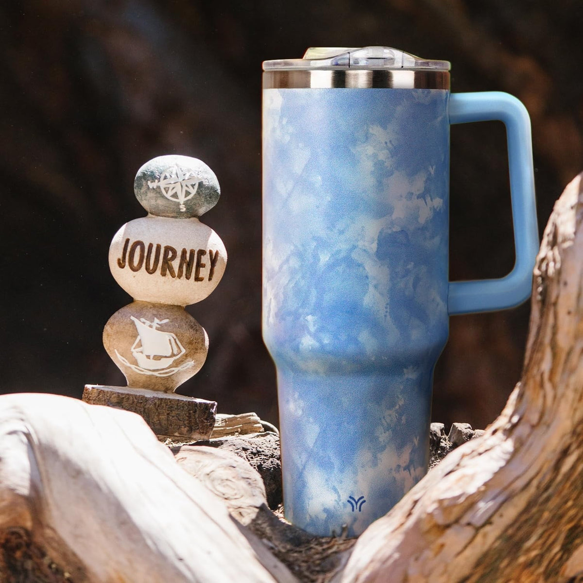 40oz Tumbler with Handle and Straw Lid | Vacuum Insulated Leak - Insulated Travel Tumbler Cup