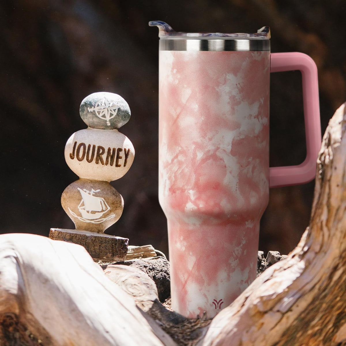 40oz Tumbler with Handle and Straw Lid | Vacuum Insulated Leak - Insulated Travel Tumbler Cup