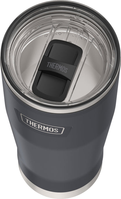 Thermos Stainless Steel Tumbler, w/ Slide Lock Lid, Graphite, 18 oz