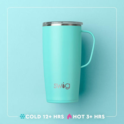 Swig Life 22oz Travel Mug | Insulated Stainless Steel Tumbler with Handle | Love All