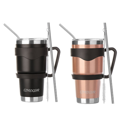 Ezprogear 30 oz 2 Pack Stainless Steel Tumbler Double Wall Travel - Insulated Travel Coffee Mug