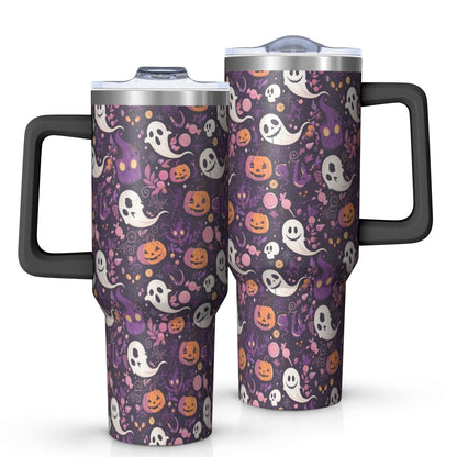 Halloween Style Mega Mug 40oz – Stainless Steel Insulated Tumbler - Insulated Travel Coffee Mug
