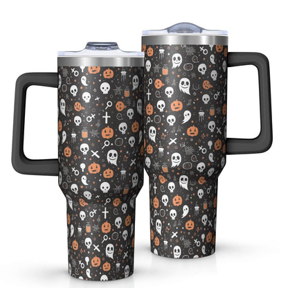 Halloween Style Mega Mug 40oz – Stainless Steel Insulated Tumbler - Insulated Travel Coffee Mug