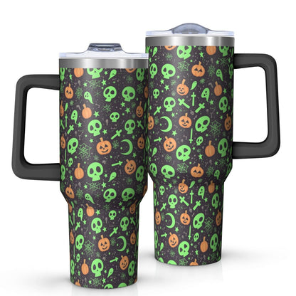 Halloween Style Mega Mug 40oz – Stainless Steel Insulated Tumbler - Insulated Travel Coffee Mug