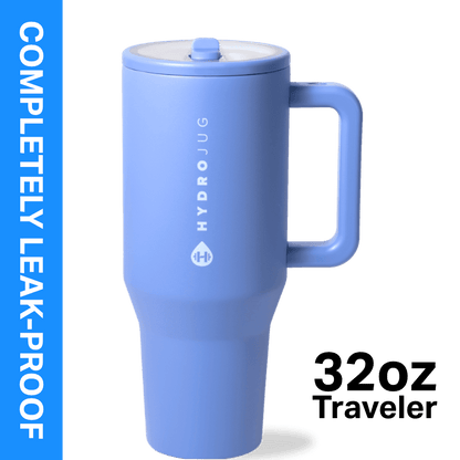 HydroJug Traveler 32 oz Water Bottle, Stainless Steel Insulated Tumbler - Leakproof Insulated Water Bottle