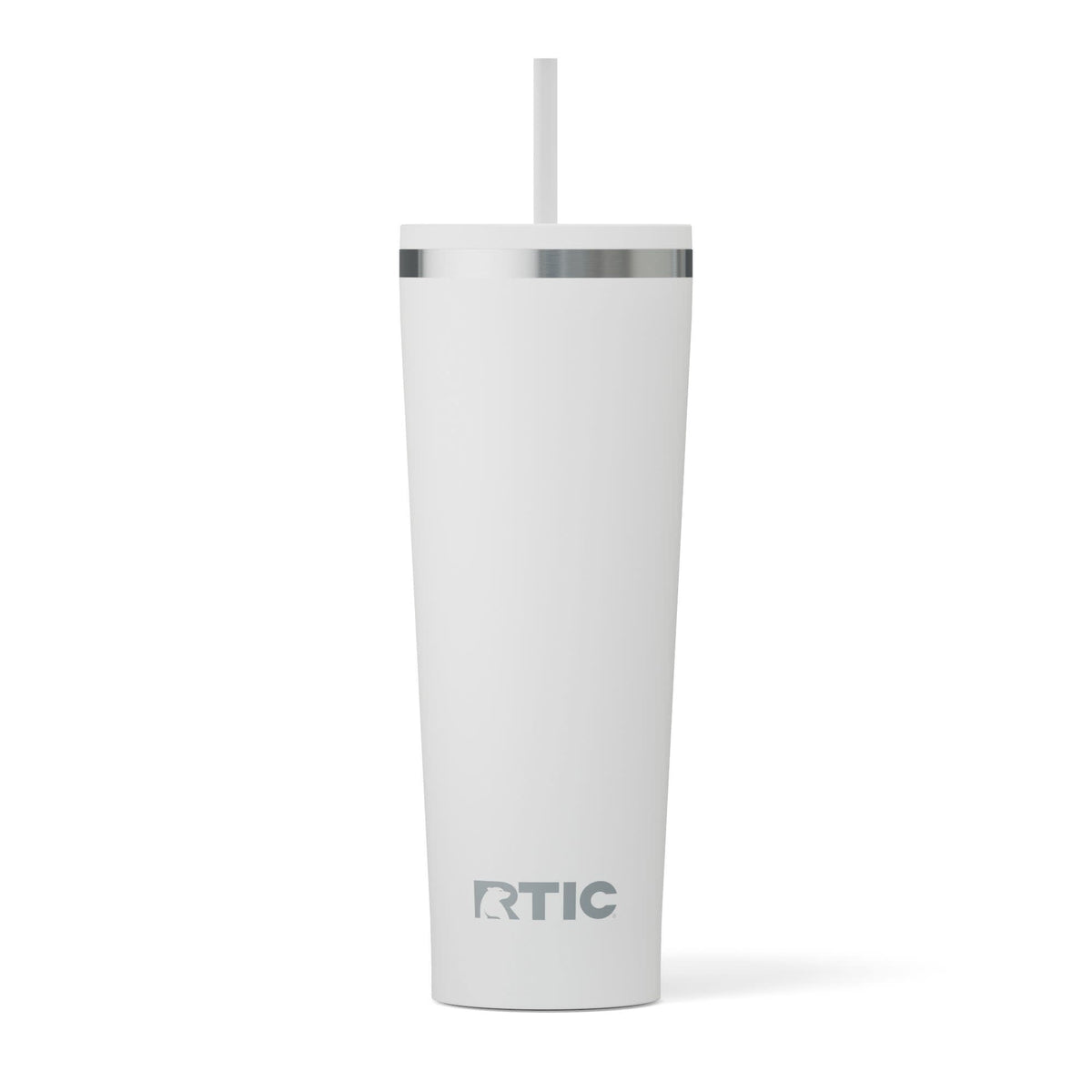 RTIC 28 oz Ceramic Lined Everyday Tumbler, Spill-Resistant Straw Lid, Plum - Insulated Travel Tumbler Cup
