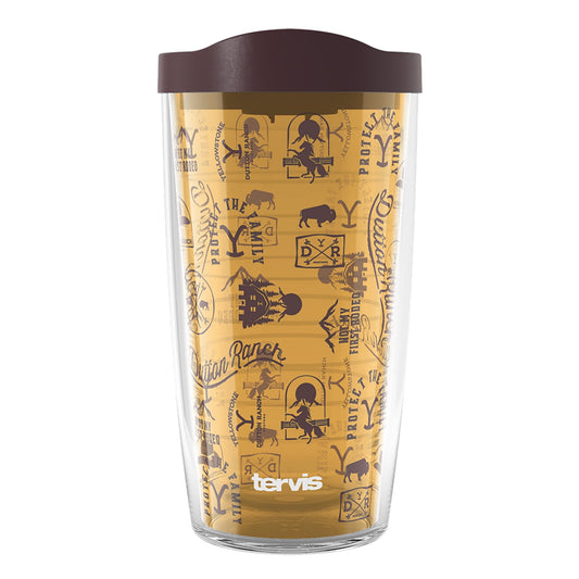 Tervis  Yellowstone Not My First Rodeo Made in USA Double Walled Insulated Travel Tumbler, Classic 16oz