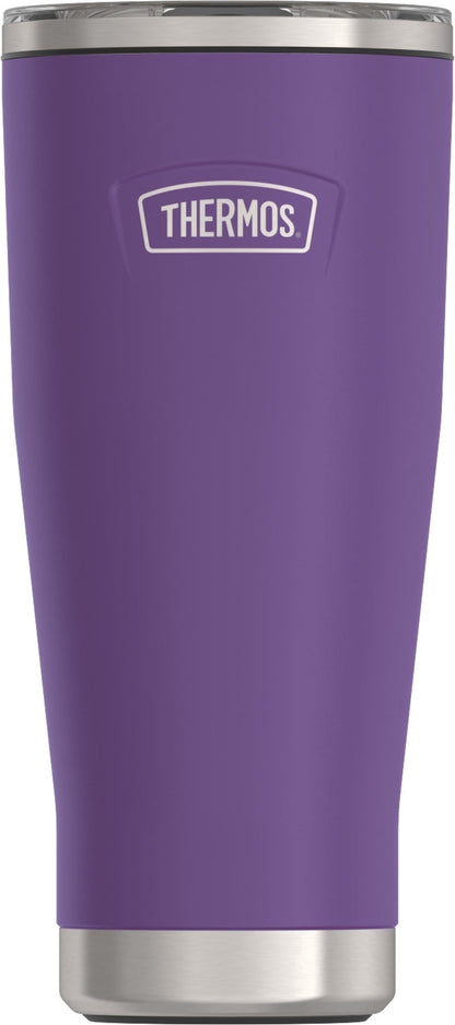 Thermos Stainless Steel Tumbler, w/ Slide Lock Lid, Graphite, 18 oz - Insulated Travel Tumbler Cup